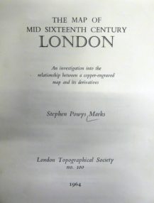 The Map of mid-sixteenth Century London